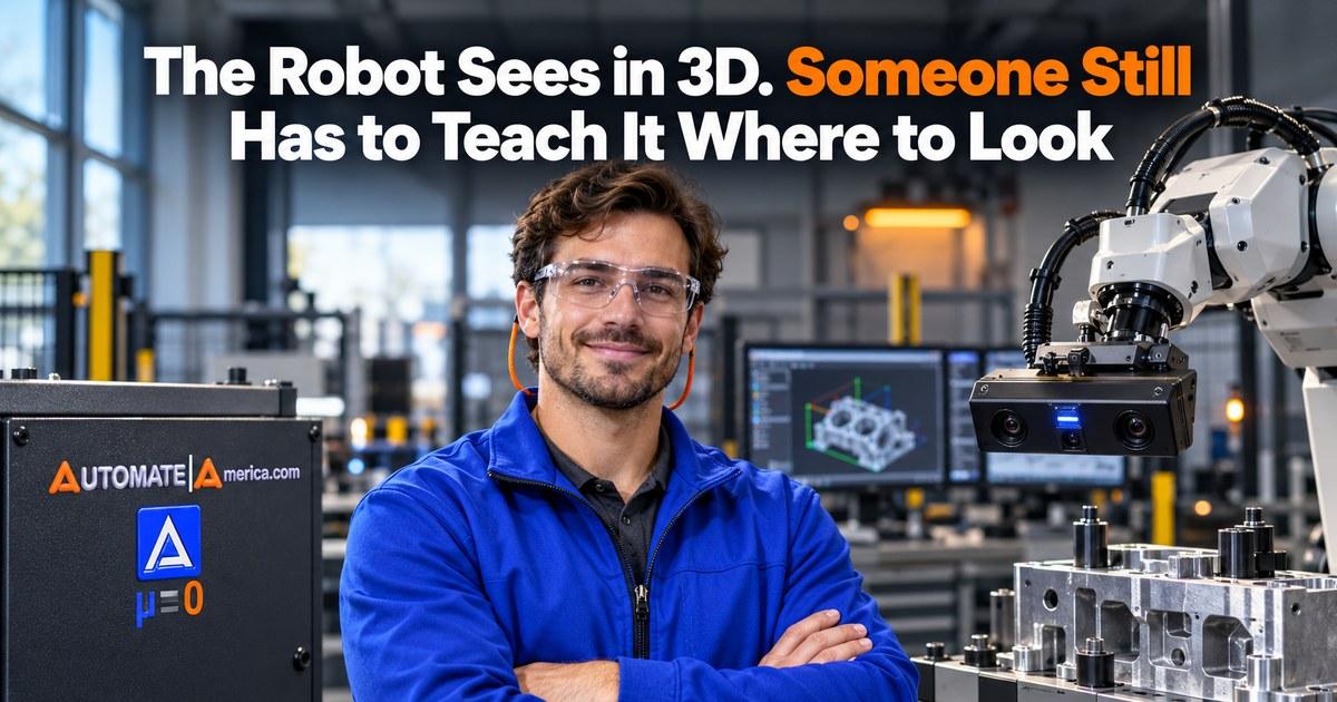 The Robot Sees in 3D. Someone Still Has to Teach It Where to Look