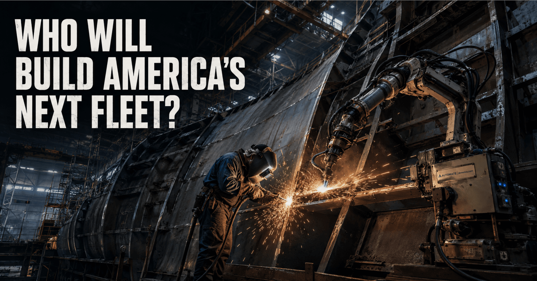 Automation, controls and robotics in shipbuilding and marine — skilled professionals at work