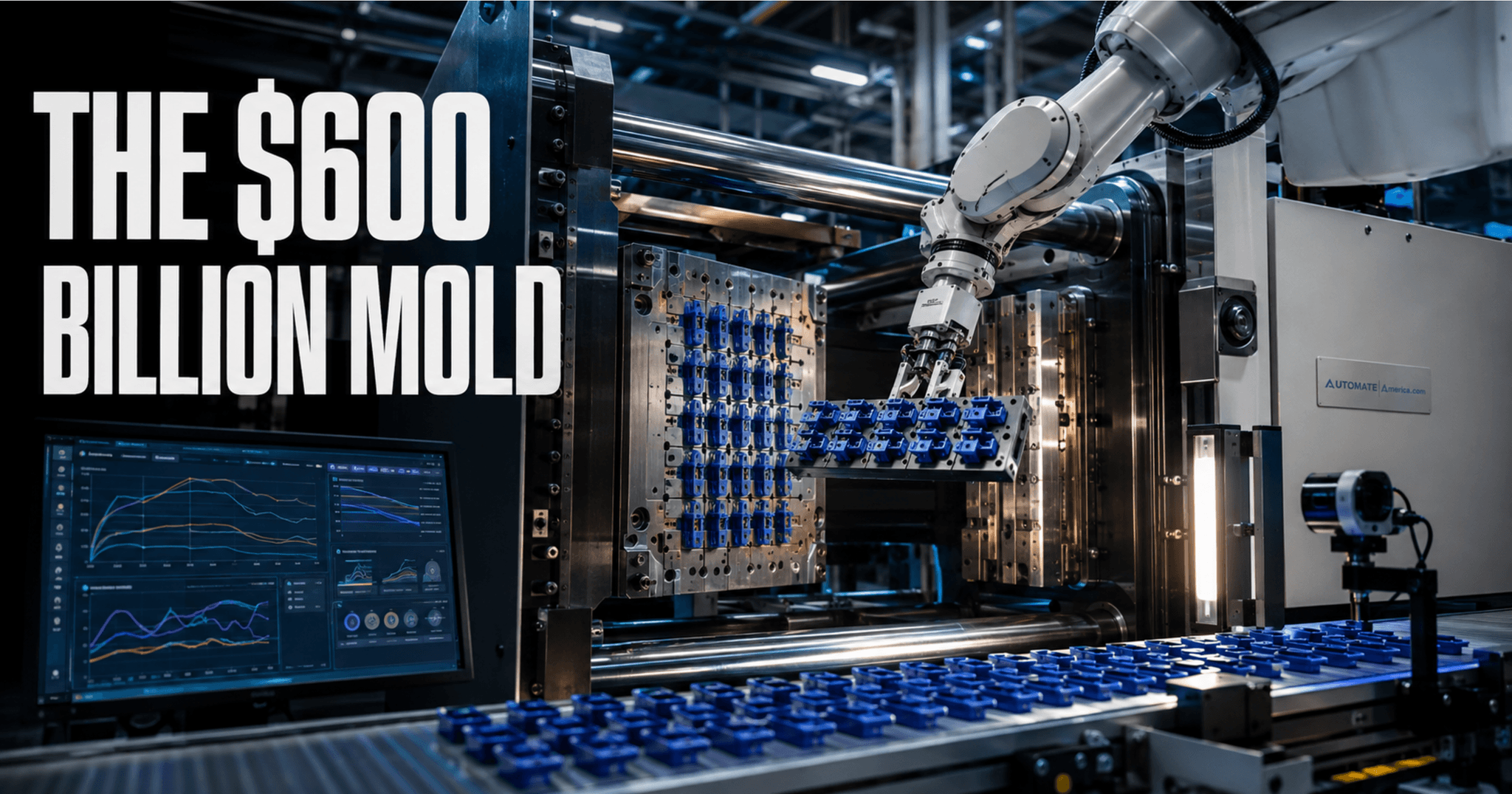 Automation, controls and robotics in plastics and injection molding — skilled professionals at work