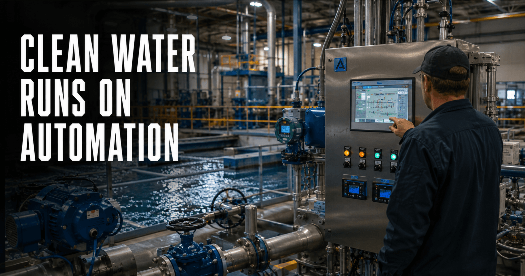 Automation, controls and robotics in water and wastewater treatment — skilled professionals at work