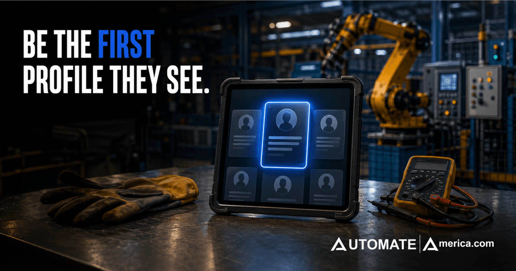 A boosted professional profile appearing at the top of the Automate America feed for customers to see first