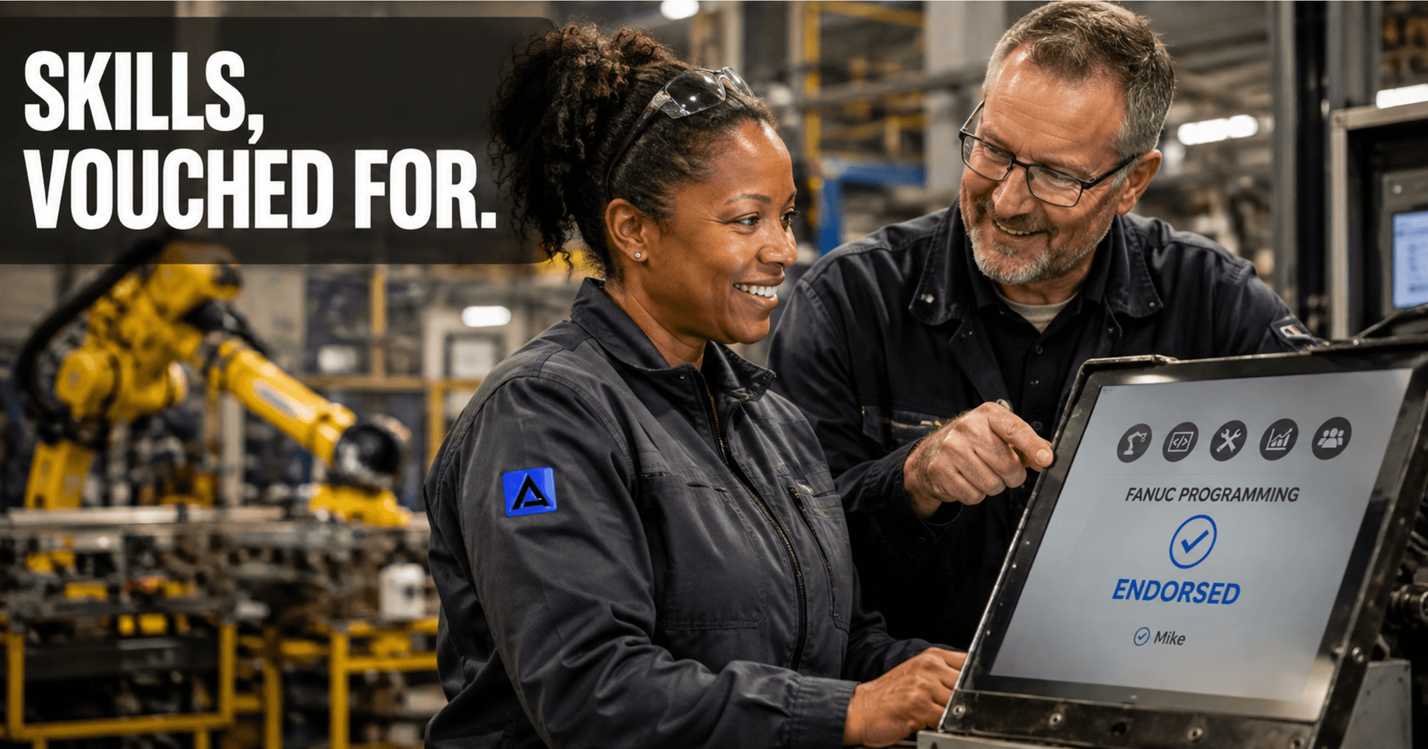 A professional's skills endorsed by other professionals on their Automate America profile