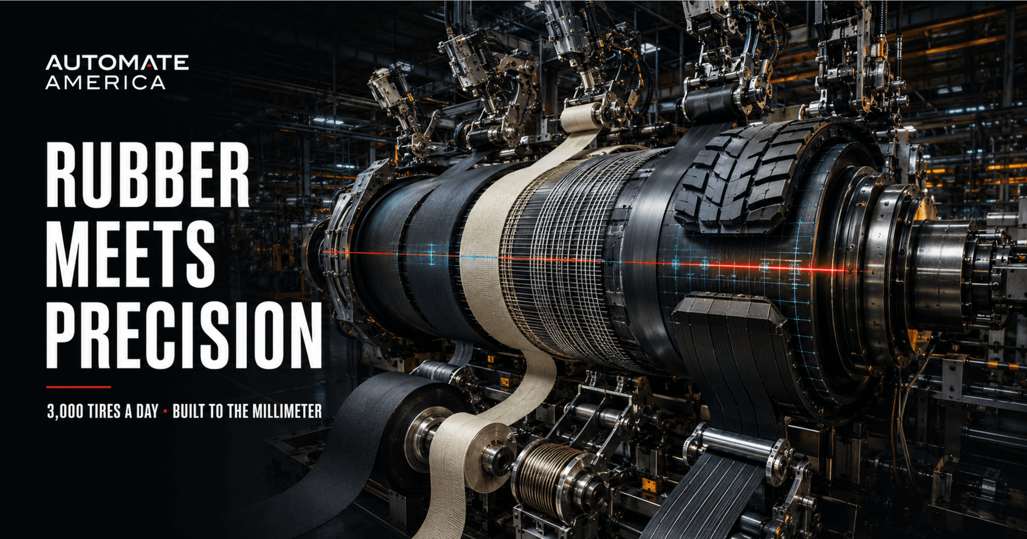 Automation, controls and robotics in tire and rubber manufacturing — skilled professionals at work