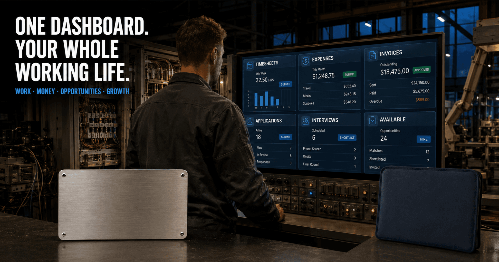One Dashboard for Your Whole Working Life — Automate America