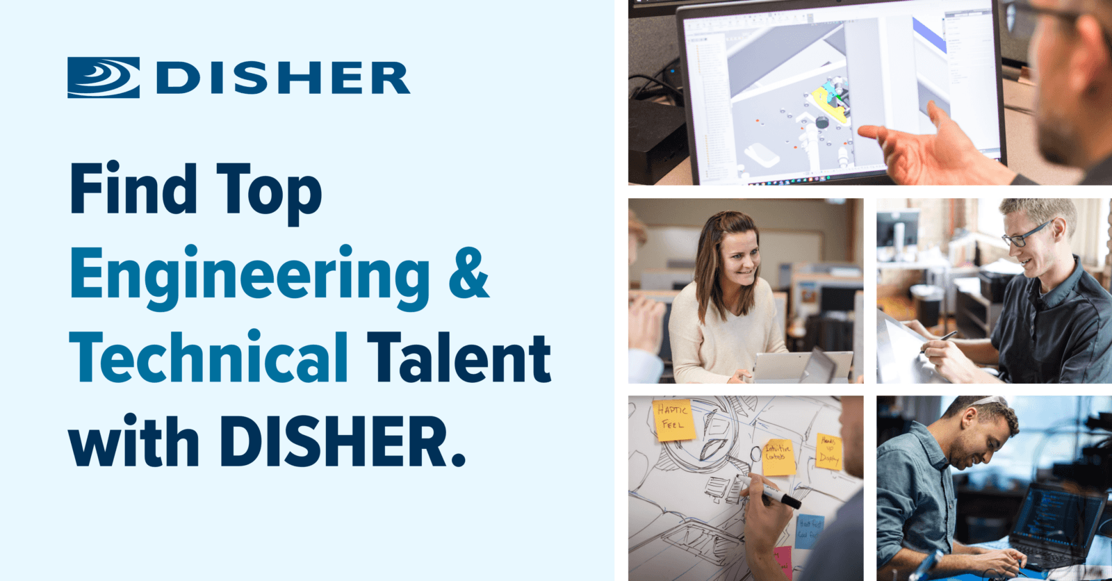 DISHER Corp logo