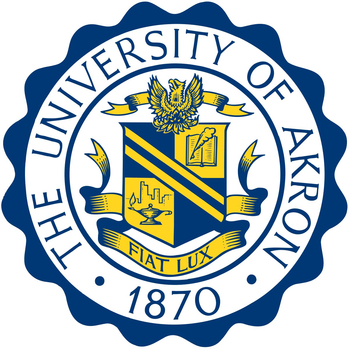 University of Akron (Ohio) logo — School