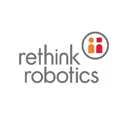 Rethink Robotics logo — equipment brand supported by professionals on Automate America