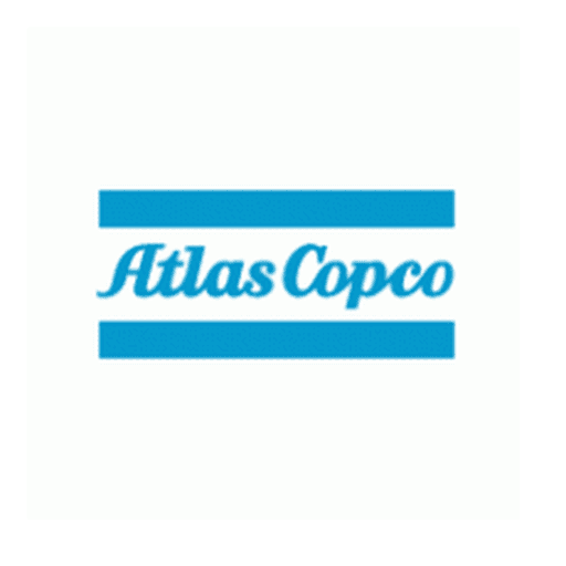 Atlas Copco logo — equipment brand supported by professionals on Automate America