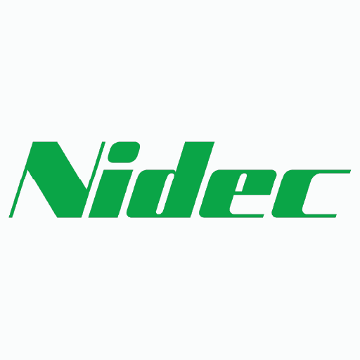 Nidec logo — equipment brand supported by professionals on Automate America