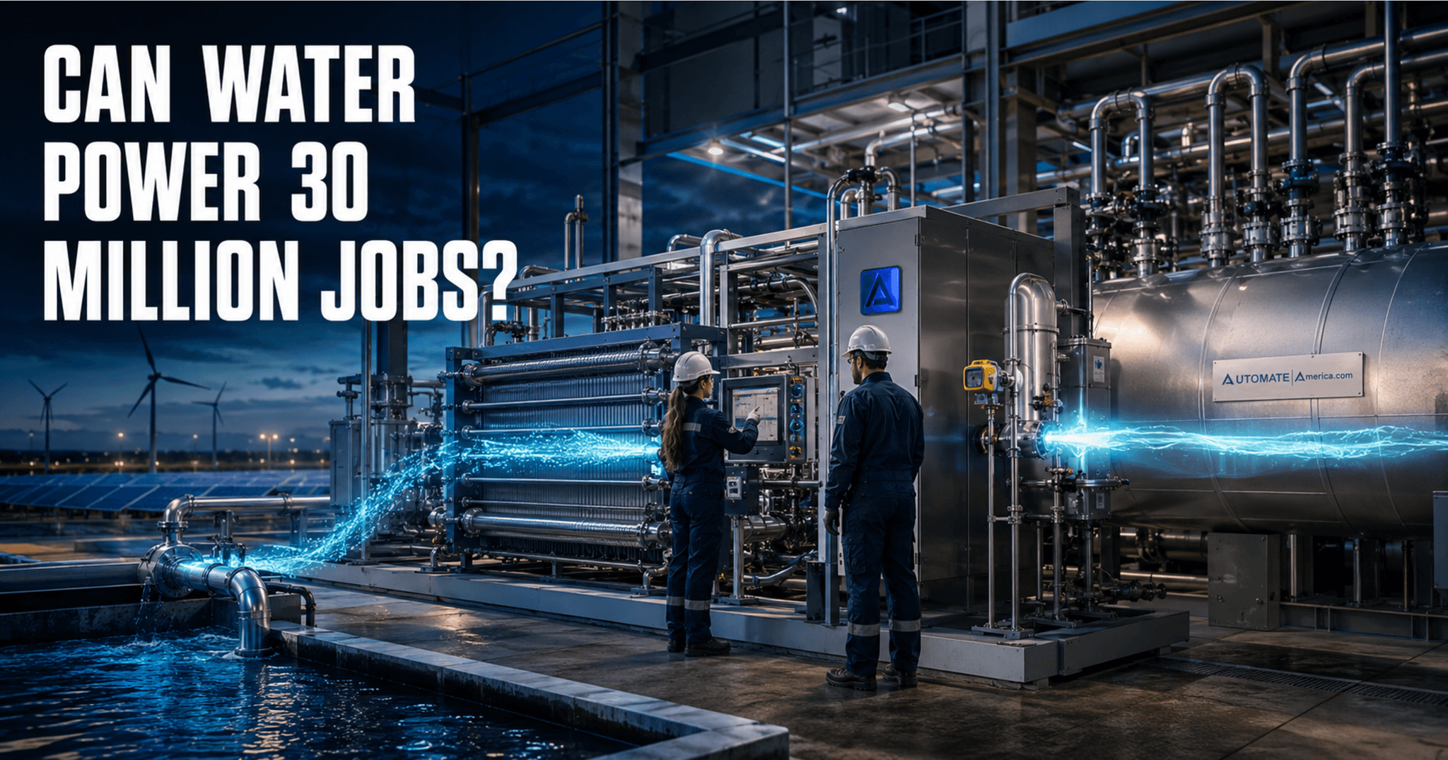 Automation, controls and robotics in hydrogen energy — skilled professionals at work