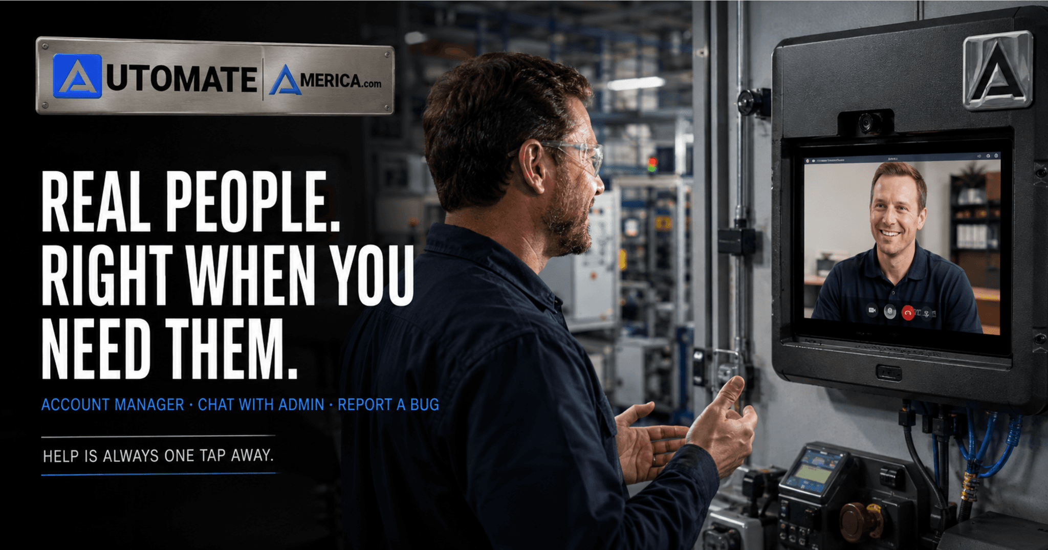 Never On Your Own: Real Humans Behind Every Page — Automate America