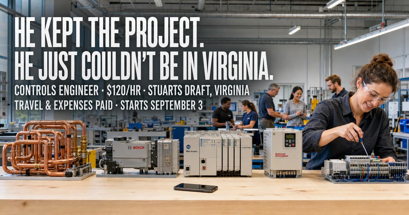 He Kept the Project. He Just Couldn't Be in Virginia.