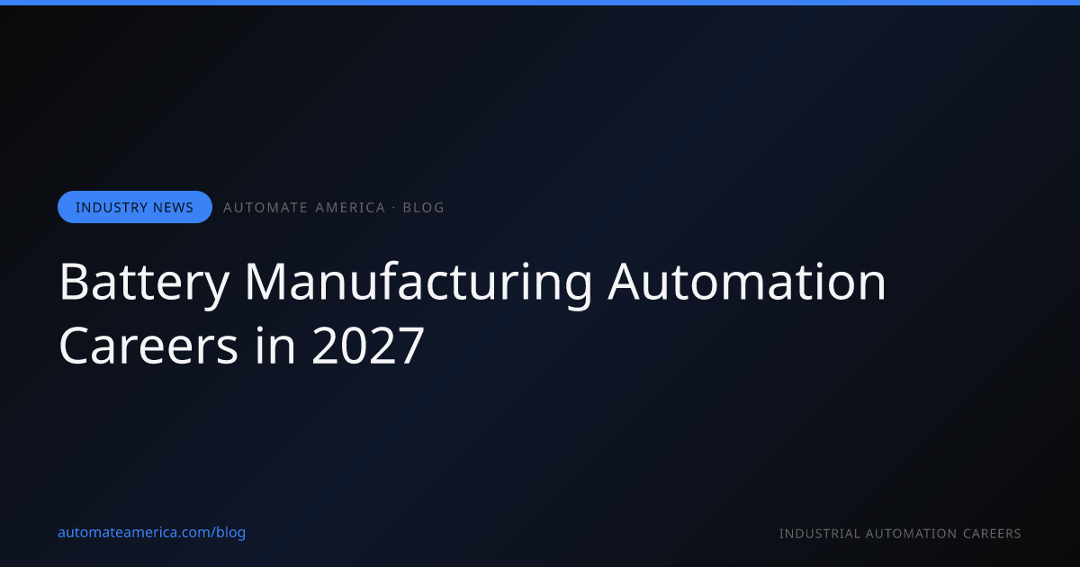 Automation and robotics in battery manufacturing — skilled professionals at work