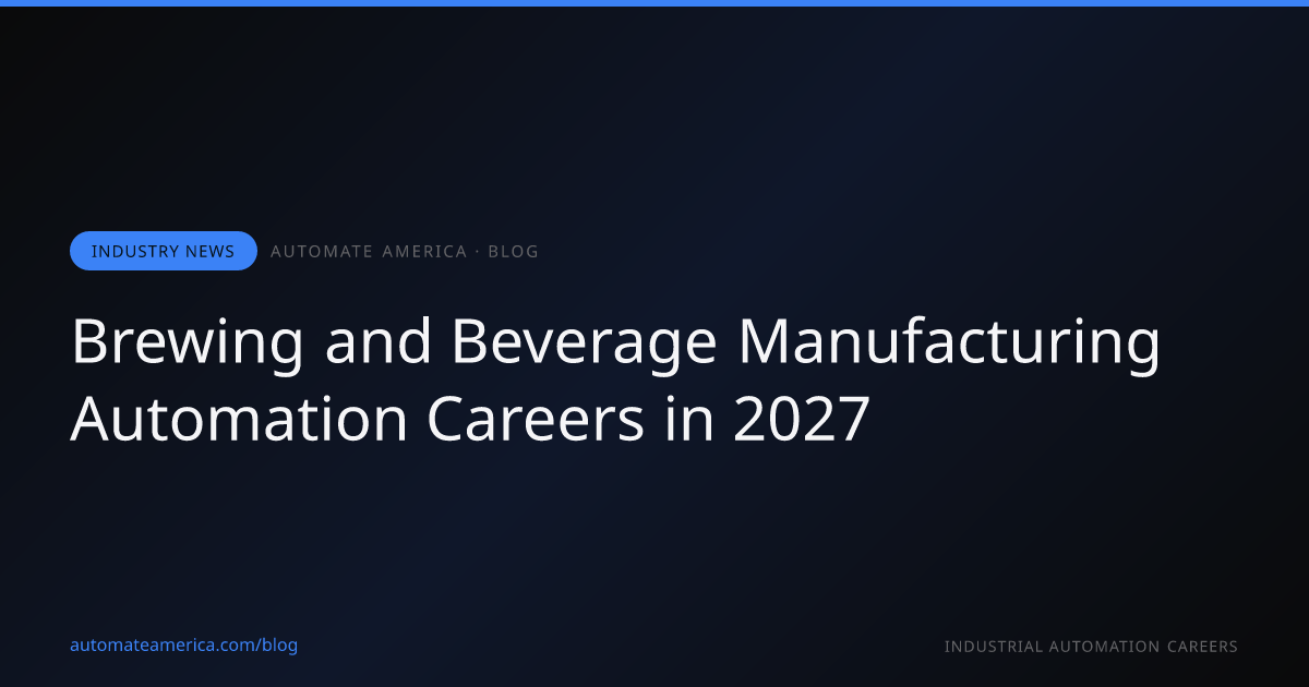 Automation and robotics in brewing and beverage manufacturing — skilled professionals at work