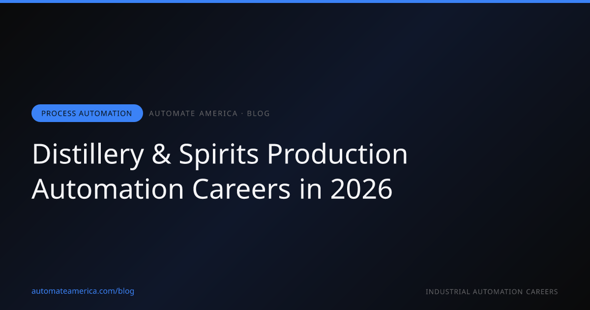 Distillery & Spirits Production Automation Careers in 2026