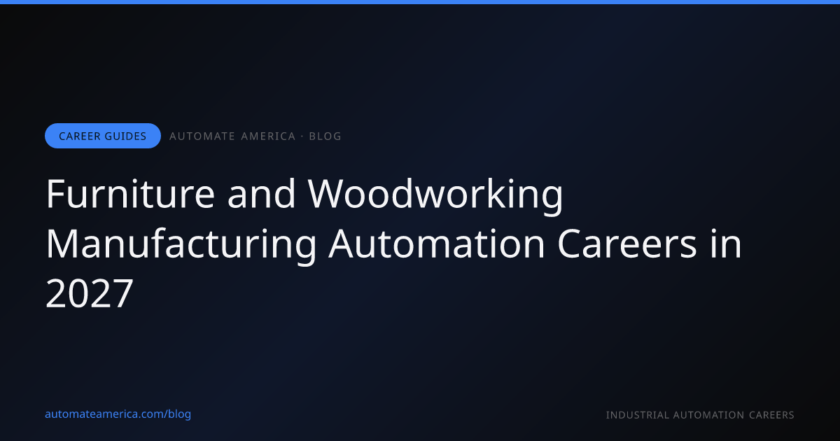 Furniture and Woodworking Manufacturing Automation Careers in 2027