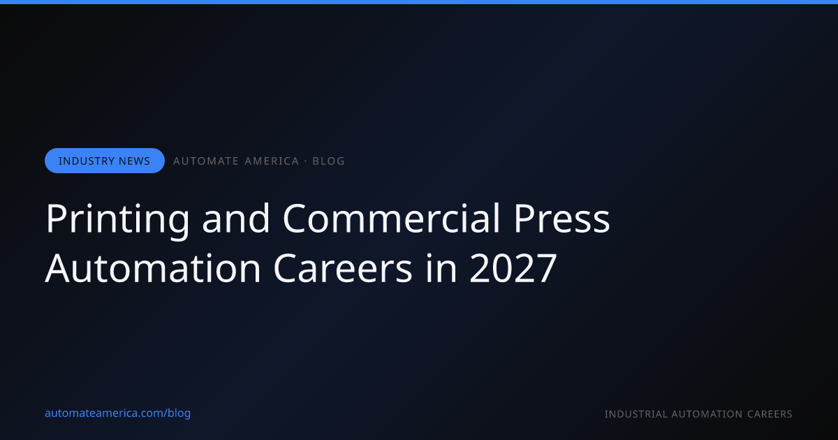 Automation and robotics in printing and commercial press manufacturing — skilled professionals at work