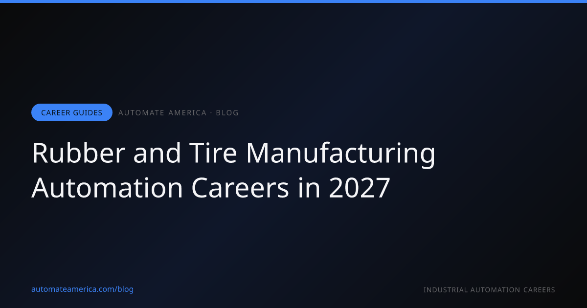 Automation and robotics in rubber and tire manufacturing — skilled professionals at work
