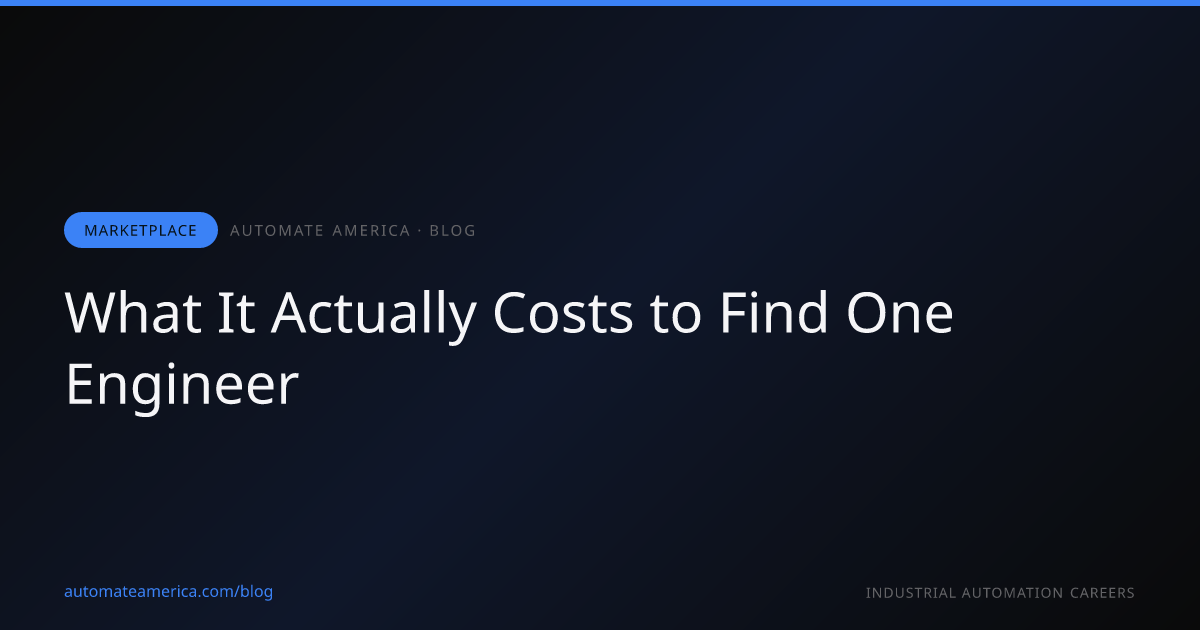 What It Actually Costs to Find One Engineer