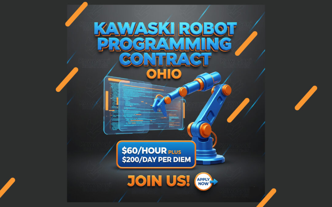 Kawasaki Robot Programming Contract in Eastlake: How Premium Opportunities Get Filled Instantly When You Have 40,000 Automation Professionals