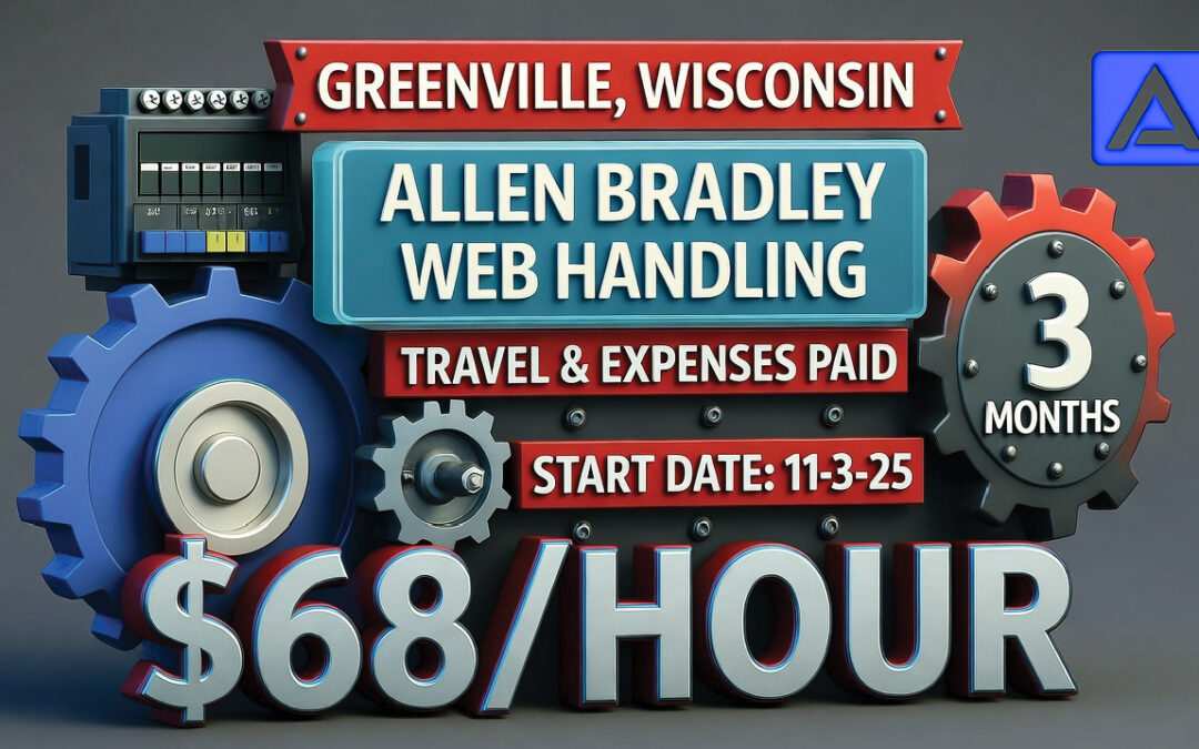 Senior Controls Engineer in Greenville, Wisconsin: Master Web Handling Multi-Axis Drive Systems