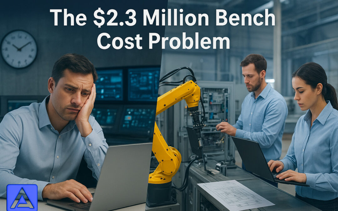 The $2.3 Million Bench Cost: What Your Automation Engineers Really Cost When They’re Not Billing