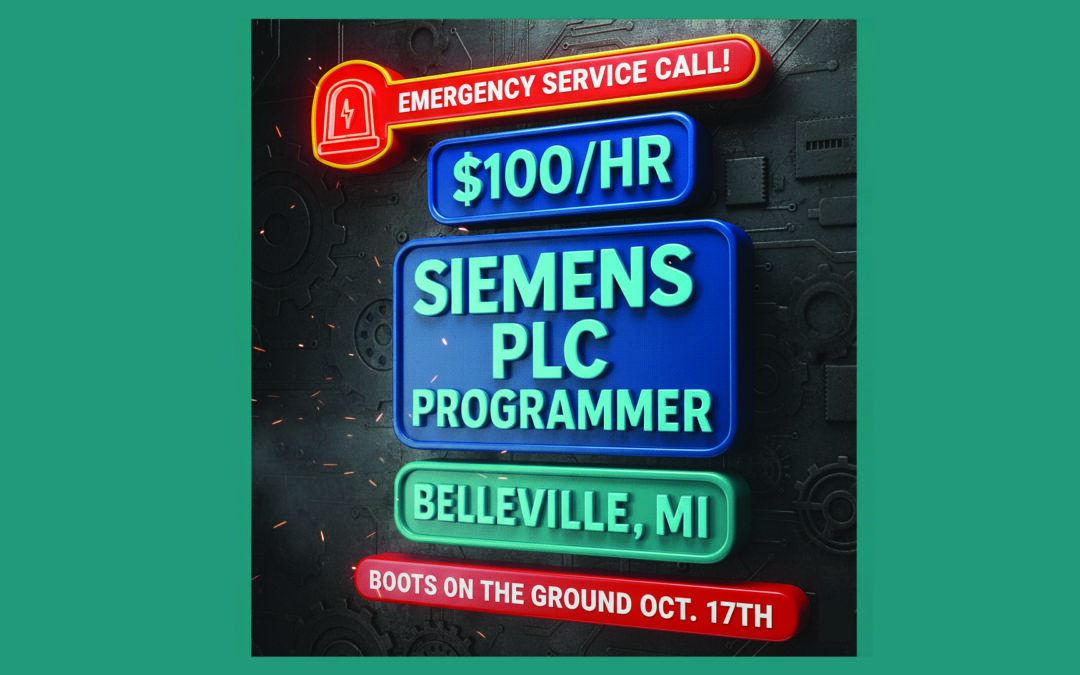 Siemens S7-300 PLC Programmer Needed in Belleville, Michigan: Why Short-Term Contracts Deliver Long-Term Value