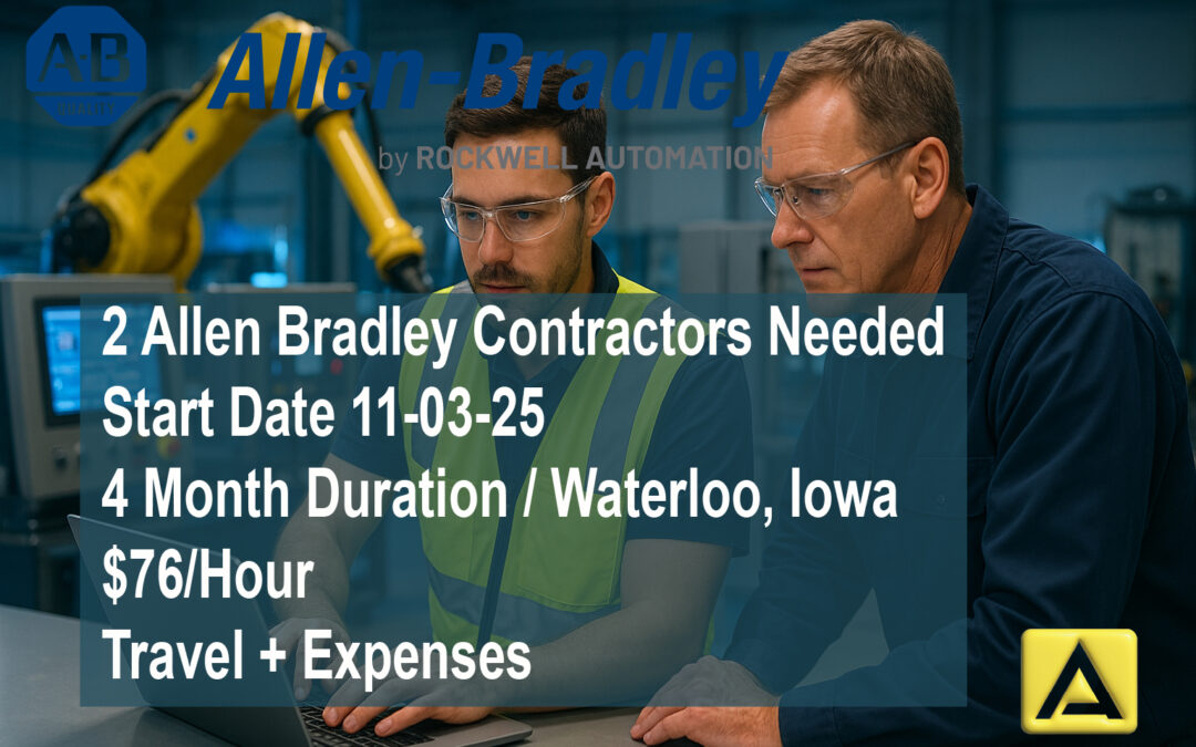Two Controls Engineers Needed in Waterloo: Advanced Tire Manufacturing Automation Project