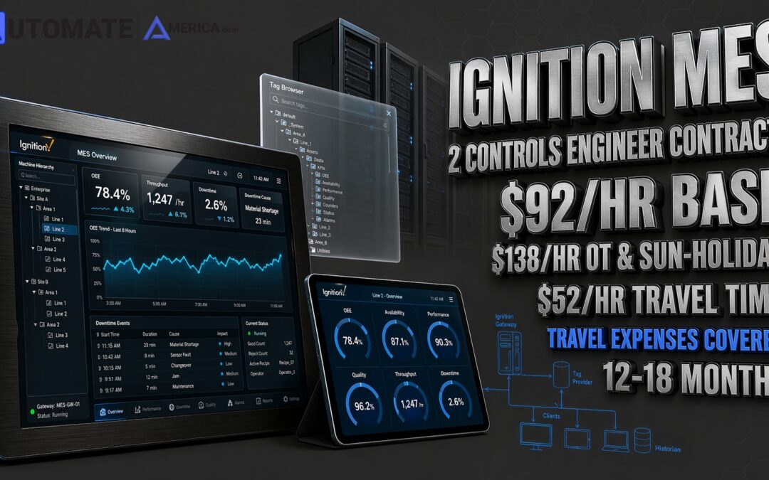 Two Controls Engineer Contracts Just Opened in Cedar Rapids — and the AI Moment in MES