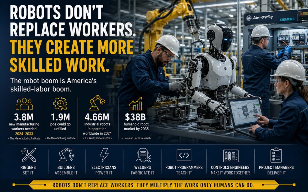 Who Builds the Robots? The Human Workforce Behind America’s Humanoid and Mobile Robot Boom