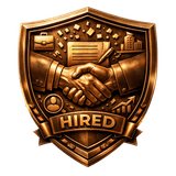 Hired Bronze badge