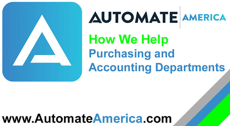 How We Help Purchasing and Accounting Departments