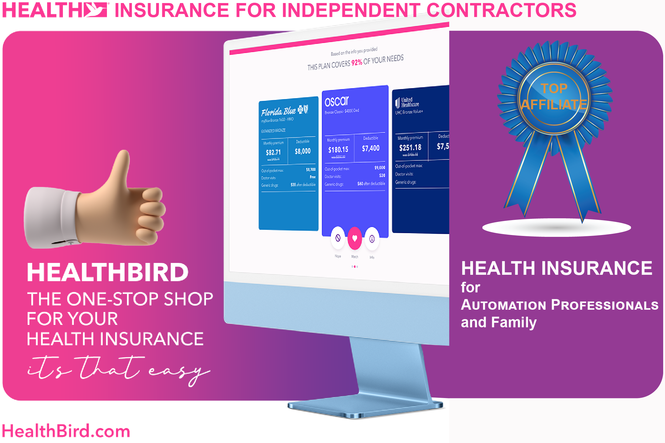 Automate America Health Insurance Health Bird